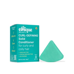 image:imageEthique CurlDefining Conditioner Bar with Shea Butter 212 oz  For thick curly hair plasticfree crueltyfree veganCurlDefining Conditioner Bar