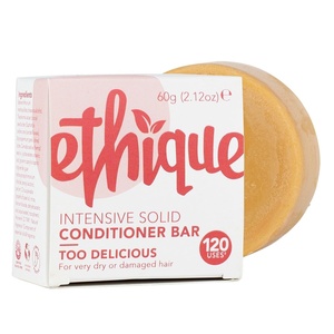 image:imageEthique CurlDefining Conditioner Bar with Shea Butter 212 oz  For thick curly hair plasticfree crueltyfree veganToo Delicious