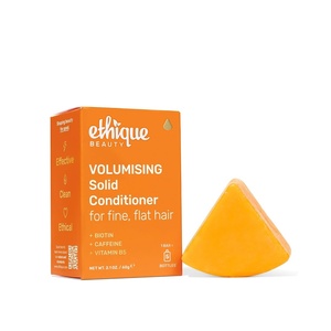 image:imageEthique CurlDefining Conditioner Bar with Shea Butter 212 oz  For thick curly hair plasticfree crueltyfree veganVolumizing Conditioner Bar